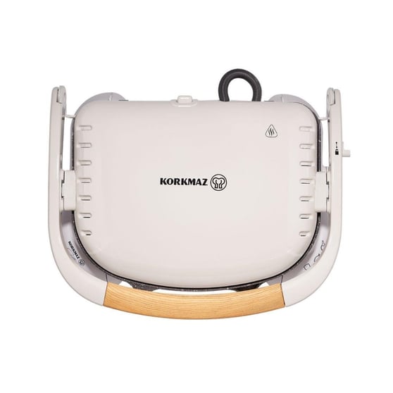 Korkmaz A324-15 Castron 1800 W Seramik Kaplamalı Tost Makinesi Vanilya / Ahşap