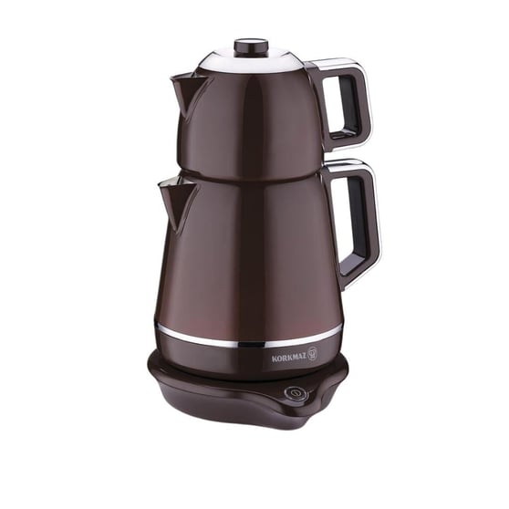 Korkmaz A332-07 Demiks Elektrikli Çaydanlık 20 Bardaklık Robusta/Krom