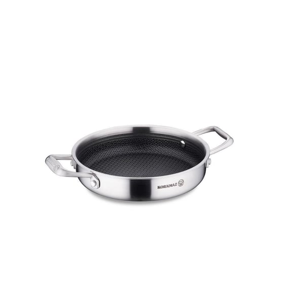 Korkmaz A3873 Altima 20 cm Yapışmaz Paslanmaz Çelik Omlet Tavası 1.35 Litre