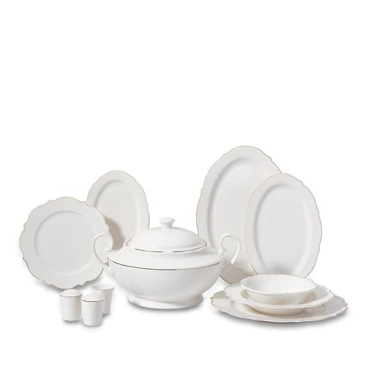 Korkmaz A8241 Eliza Collection Bone 60 Parça Yemek Takımı