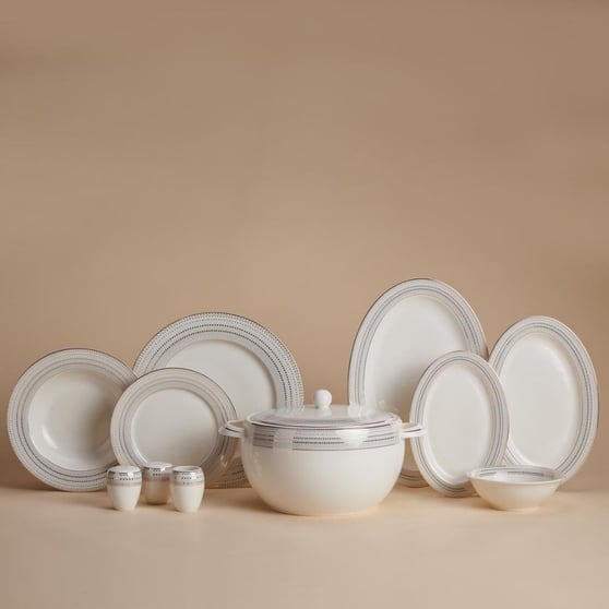 Korkmaz A8378 Perla Coll. 60 Parça Yemek Takımı (Yuvarlak)