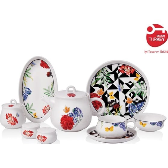 Korkmaz A8732 Aşiyan Coll. 30 Parça Kahvaltı Takımı