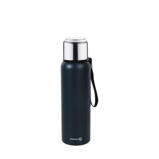 Korkmaz Forest 750 ml Paslanmaz Çelik Termos Siyah – 24 Saat Sıcak / 36 Saat Soğuk