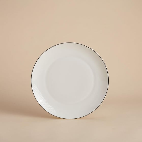 Korkmaz A8186 Lidya Coll. 60 Parça Oval Yuvarlak Yemek Takımı Platin