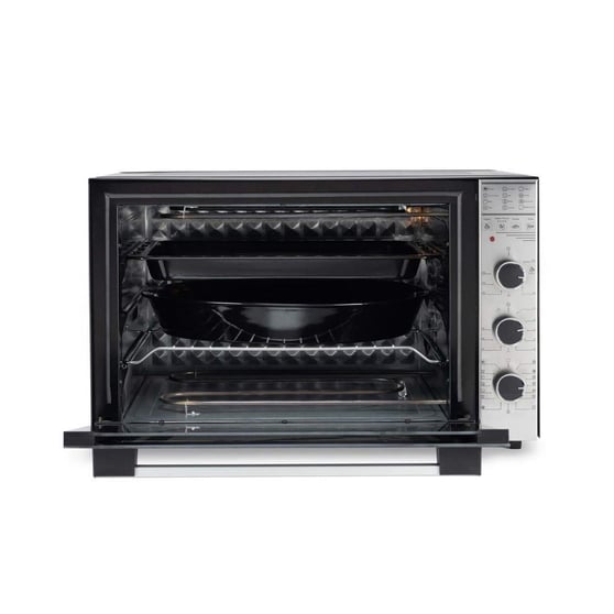 LUXELL LX-9655 70 Litre Siyah Mini Fırın – 15 Fonksiyonlu