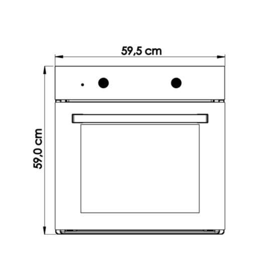 Luxell 3006B623CTR38 B66-SF3(MT) 8+1 Program Siyah Cam Ankastre Fırın – 57 L Turbo Fanlı