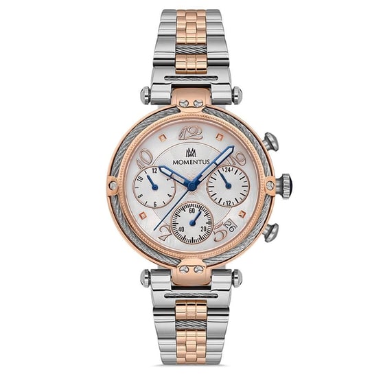 Momentus CS261T-02SR Kadın Kol Saati Çelik Rose Gold 35 mm Şık Tasarım
