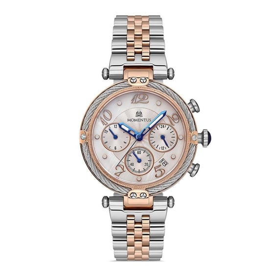 Momentus CS387T-02SR Rose Gold Çelik Kordon Kadın Kol Saati 38 mm
