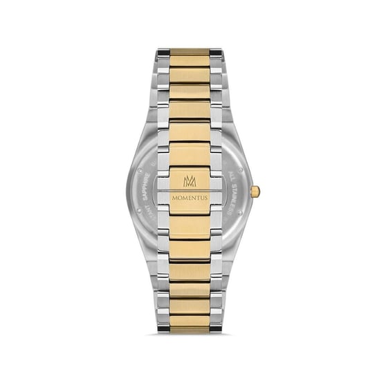 Momentus MM.EM345T-11SG Crown Master Kadın Kol Saati Çelik & Altın Ultra İnce