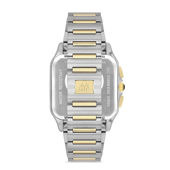 Momentus TM348T-02SG TimeMaster Erkek Kol Saati Safir Cam Çelik-Gold
