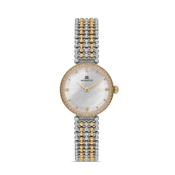 Momentus Shiny Collection SS392T-09SG Kadın Kol Saati Swarovski Taşlı