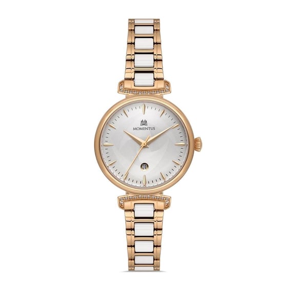 Momentus Shiny Star Rose Gold Taşlı Kadın Kol Saati 30 mm