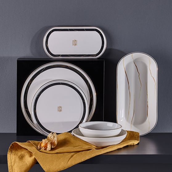Neva N3256 Marble Plus 27 Parça 6 Kişilik Yemek Takımı