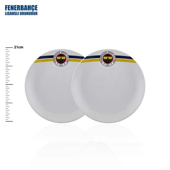 Neva N3430 Fenerbahçe Klasik Logo 2li Pasta Tabağı