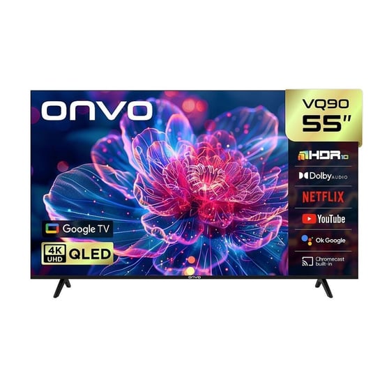 ONVO 55VQ90F3UA 55 İnç Frameless 4K Ultra HD QLED Google TV