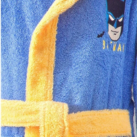 Özdilek Bathman Gotham City Mavi Çocuk Bornoz %100 Pamuk