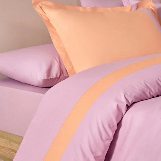 Özdilek Colour Stripe Ranforce Tek Kişilik Nevresim Takımı 160x220 Pembe
