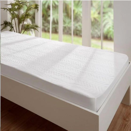 Alezler Özdilek Özdilek Fitted Ranforce Alez 180x200+35 cm %80 Pamuk Sıvı Geçirmez Yatak Koruyucu Beyaz