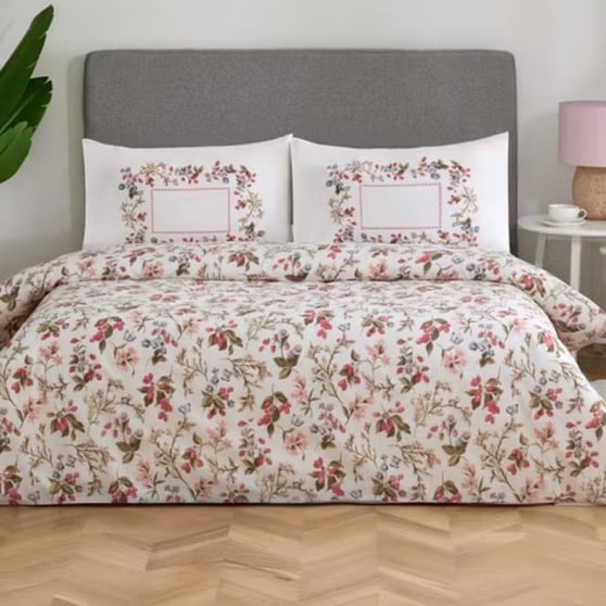 Tek Kişilik Nevresim Özdilek Özdilek Fresa Rosa Beyaz Tek Kişilik Nevresim Takımı 160x220
