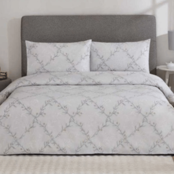 Tek Kişilik Nevresim Özdilek Özdilek Lupinus Gri Tek Kişilik Nevresim Takımı 160x220 cm Pamuk Polyester
