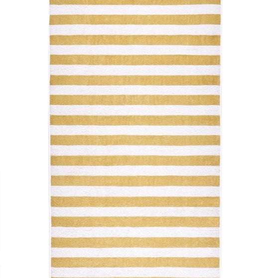 Özdilek Tarzy Line Açık Sarı 70x150 cm %100 Pamuk Plaj Havlusu