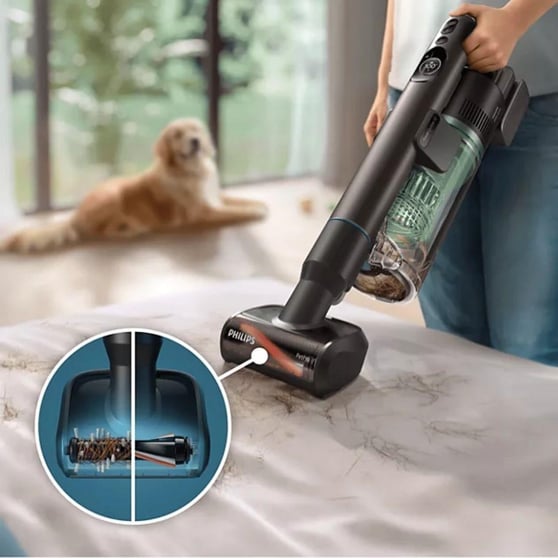 Philips 8000 Serisi Aqua XC8154/10 Kablosuz Şarjlı Dik Süpürge ve Silme Özellikli