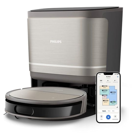 Philips HomeRun 9000 XU9100/10 Akıllı Çöp İstasyonlu Robot Süpürge