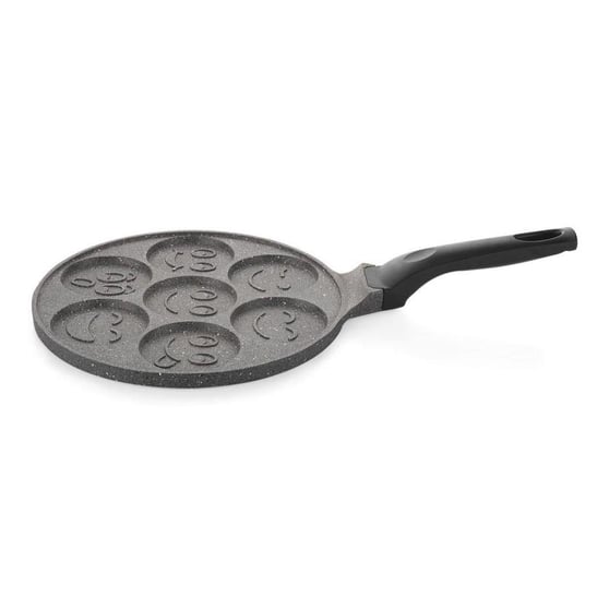 Schafer Cory Emoji Desenli Pankek Tavası 26 cm Gri