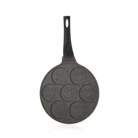 Schafer Cory Emoji Desenli Pankek Tavası 26 cm Gri