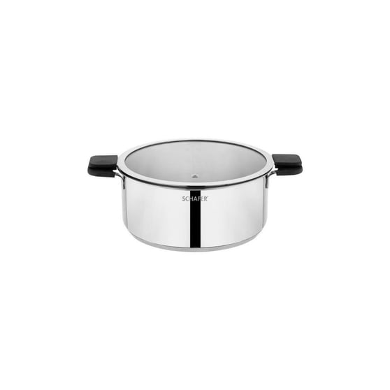 Schafer 1S3207-13002-INX01 Iconic Çelik Tencere Seti 6 Parça-Inox