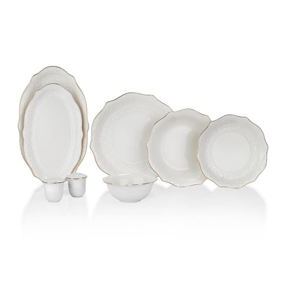 Schafer 1S4608-01001-GLD01 Mia Yemek Takımı-56 Parça-Gold