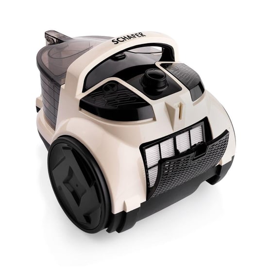 Schafer Vortex 890W Toz Torbasız Elektrikli Süpürge 2L – Krem/Siyah