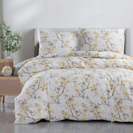 Çift Kişilik Nevresim Schafer Tekstil Schafer 3ST107-32902-NON01 Chic Çift Kişilik Nevresim Takımı 4 Parça