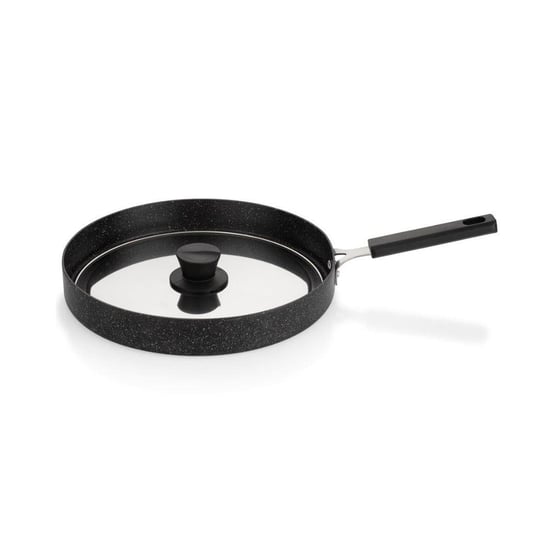 Schafer Fish Pan 32 Cm Kapaklı Granit Balık Tavası 2 Parça Siyah
