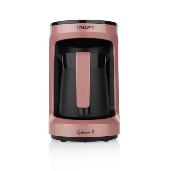 Schafer Kahvecim S Otomatik Sütlü Türk Kahve Makinesi Rosegold 4 Fincan Kapasiteli