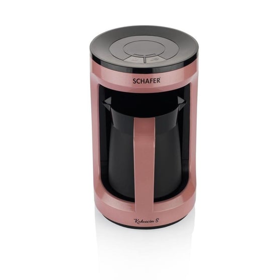 Schafer Kahvecim S Otomatik Sütlü Türk Kahve Makinesi Rosegold 4 Fincan Kapasiteli