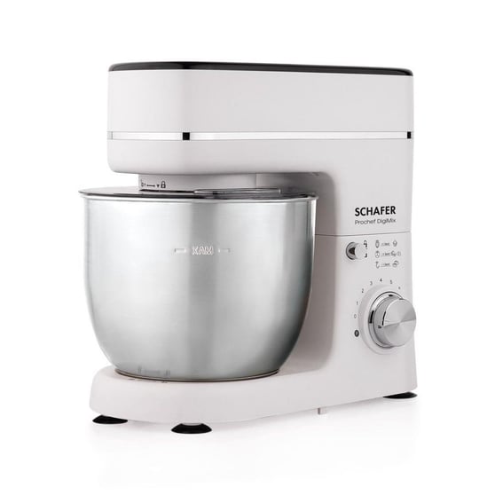 Schafer Prochef DigiMix Dijital Stand Mikser 5 L 1500W Beyaz