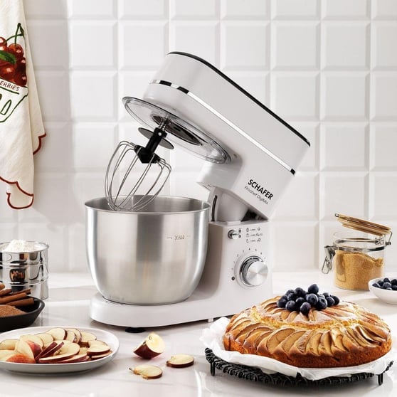 Schafer Prochef DigiMix Dijital Stand Mikser 5 L 1500W Beyaz