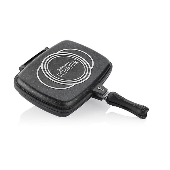 Schafer Shf 79747 Siyah Duble Grill Pan Kare 32cm.