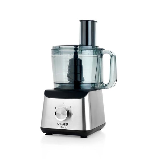 Schafer Trifecta 1500W Çok Amaçlı Mutfak Robotu 2L Blender ve Doğrayıcı Inox