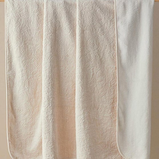 Shabby Rose Battaniye 200x220 Krem
