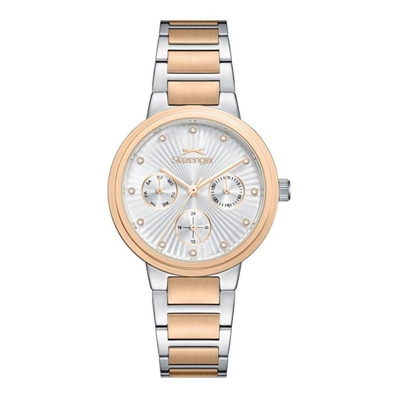 Slazenger Kadın Kol Saati Metal Silver/Rose Gold – SL.09.2466.4.04
