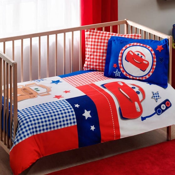 Taç 3069 Cars Patchw Baby Bebe Nevresim Takımı