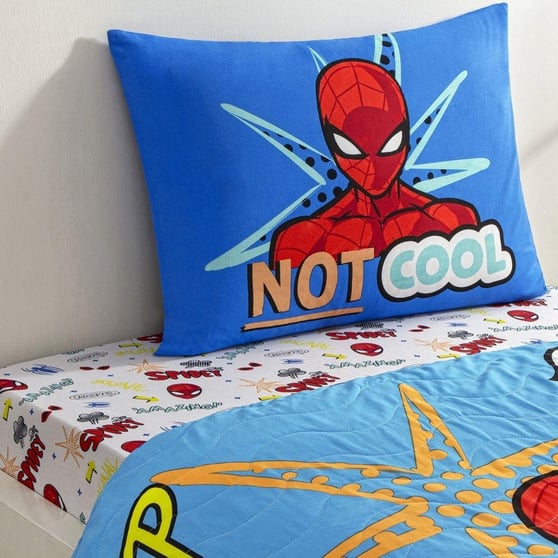 Taç Lisanslı Spiderman Thwip Çocuk Nevresim Takımı 100x200
