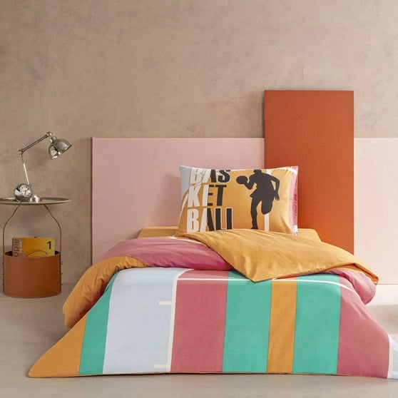 Taç Pıxor Ranforce Tek Kişilik Nevresim Takımı %100 Pamuk 160x220 cm Turuncu