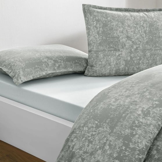 Taç Shimmer Çift Kişilik %100 Pamuk Nevresim Takımı 200x220 cm Gri (Çift Taraflı)