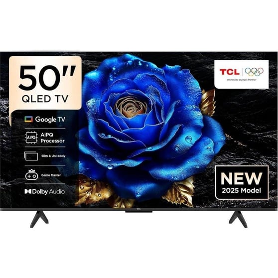 TCL 50T6CGTTV 50” 4K Ultra HD QLED Google Smart TV – Uydu Alıcılı