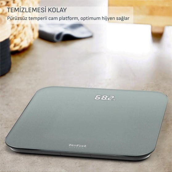 Tefal Classic PP1903V0 Dijital Cam Baskül 180 Kg Beyaz