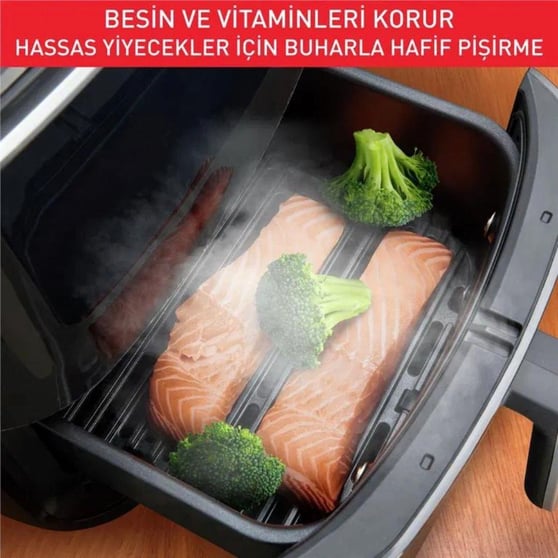 Tefal Easy Fry Grill & Steam+ 6.5 L 1700W 3ü 1 Arada Az Yağlı Fritöz