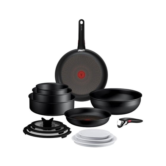 Tefal Ingenio Excellence Fusion Core 9X Büyük Set 14 Parça Çıkarılabilir Saplı Tava Tencere Seti